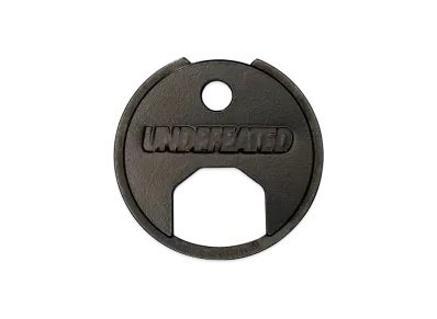 UNDEFEATED x Diarge Circle Keyring "Black"