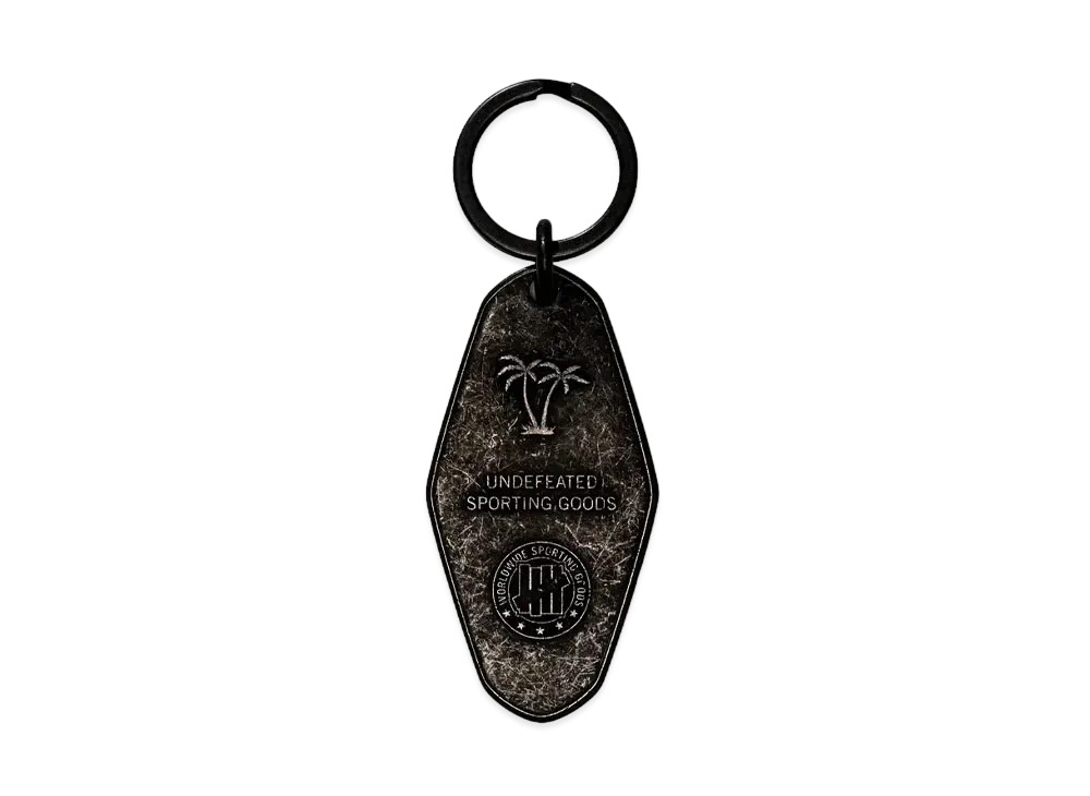 UNDEFEATED x Diarge Hotel Keyring "Black"