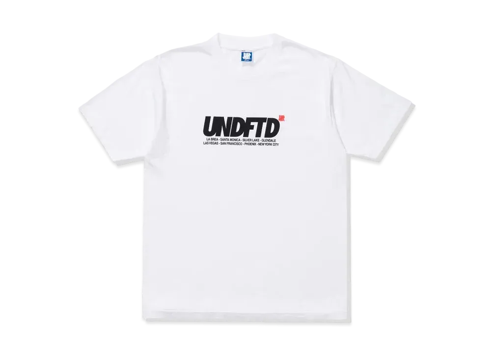 UNDEFEATED Bold Logo S/S Tee "White"