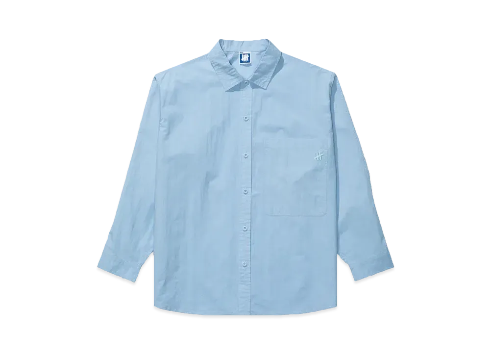 UNDEFEATED Relaxed L/S Shirt "Blue"