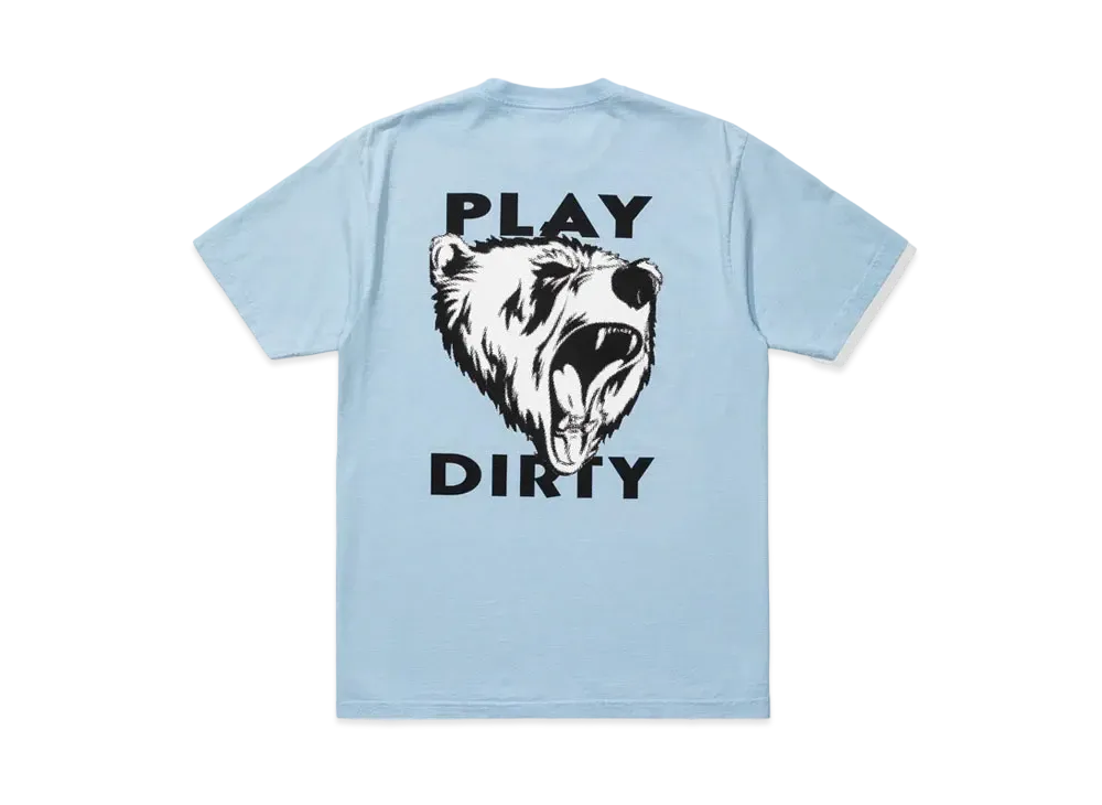 UNDEFEATED Dirty Bear S/S Tee "Lt Blue"