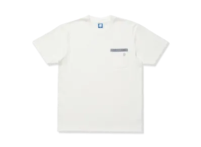 UNDEFEATED S/S Trim Pocket Tee "White"