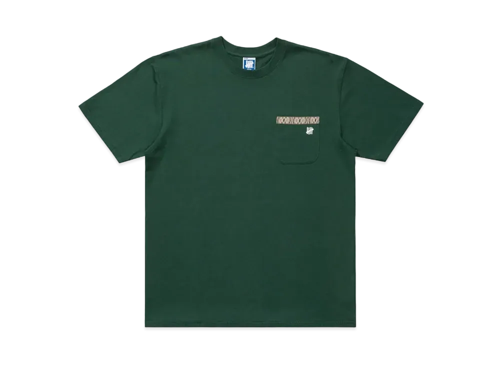 UNDEFEATED S/S Trim Pocket Tee "Green"