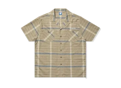 UNDEFEATED Summer Plaid S/S Shirt "Lt Brown"