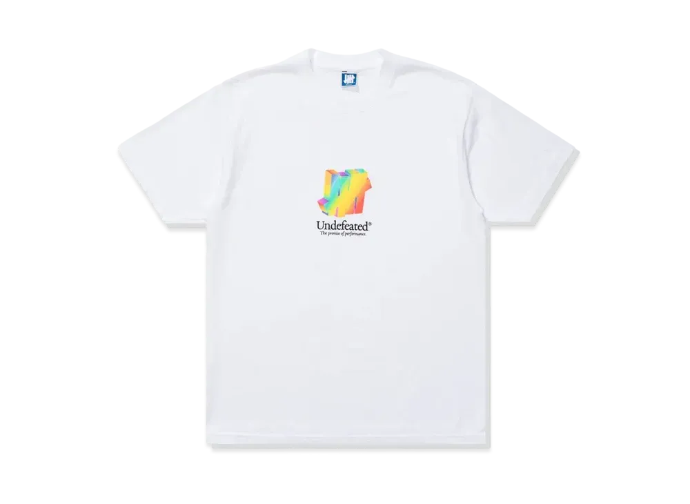 UNDEFEATED Technicolor S/S Tee "White"