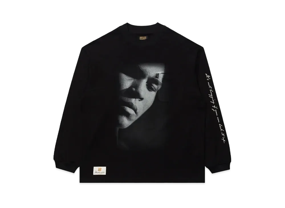 UNDEFEATED x Muhammad Ali Mock Neck L/S Pocket Tee "Black"