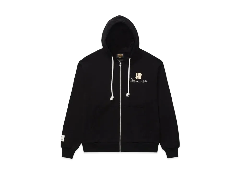UNDEFEATED x Muhammad Ali Loose Fit Zip Hood "Black"