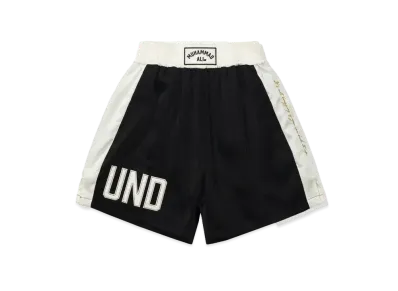 UNDEFEATED x Muhammad Ali Satin Boxing Trunks "Black"
