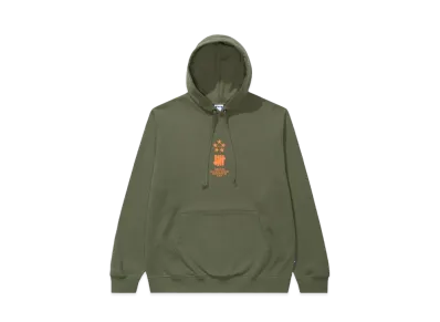 UNDEFEATED Star+Bars Hoodie "Olive"