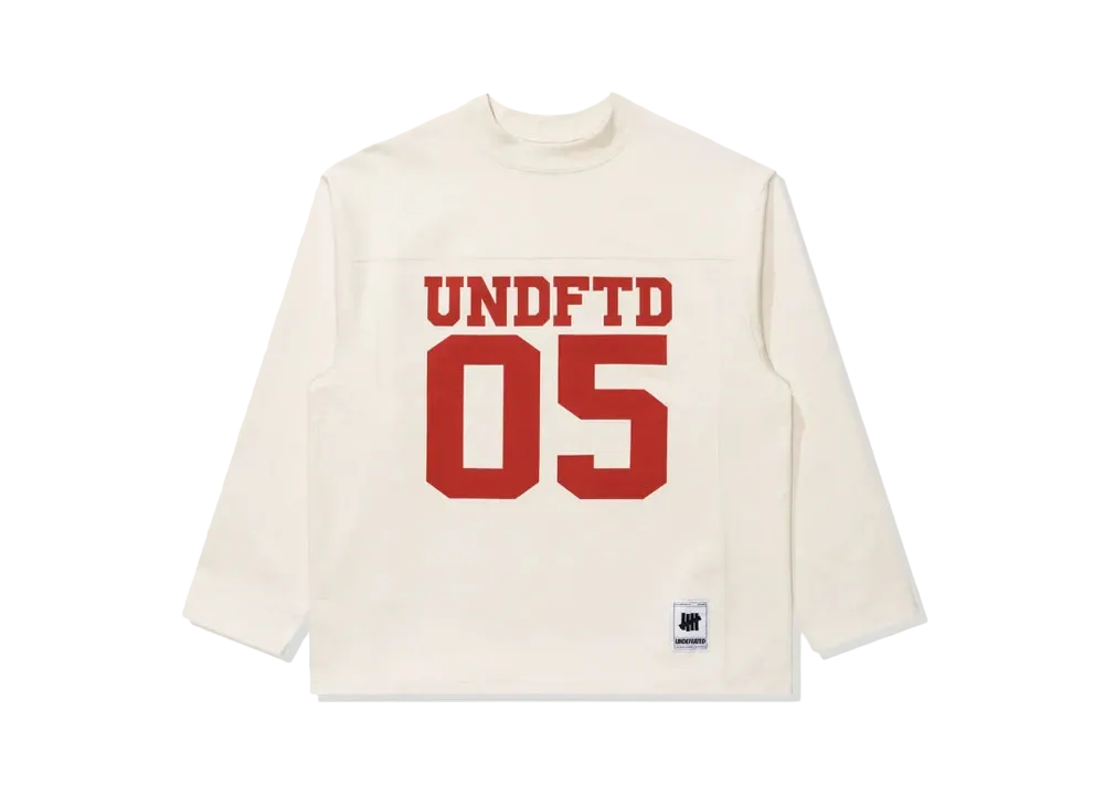 UNDEFEATED Oversized Football Jersey "Beige"