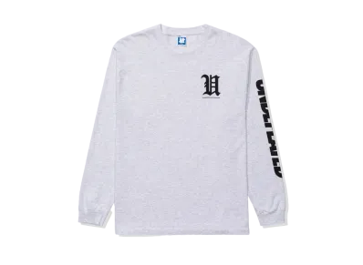 UNDEFEATED Big Lockup L/S Tee "Gray"