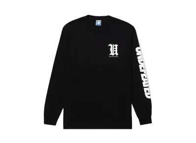 UNDEFEATED Big Lockup L/S Tee "Black"