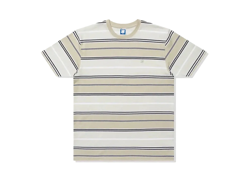 UNDEFEATED Striped S/S Tee "Light Green"