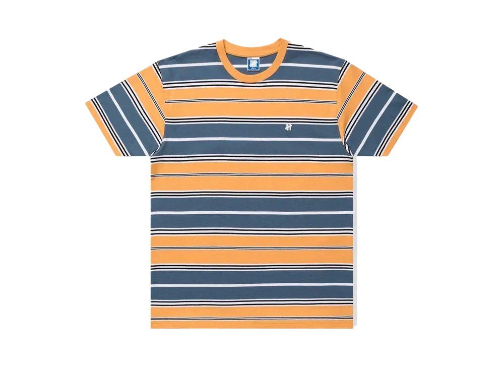 UNDEFEATED Striped S/S Tee "Orange"