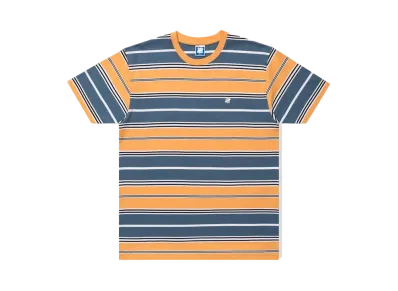 UNDEFEATED Striped S/S Tee "Orange"