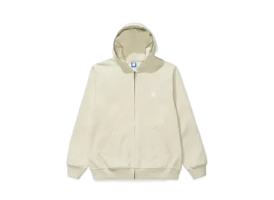 UNDEFEATED Embroidered Zip Hood "Beige"