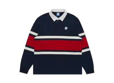 UNDEFEATED Striped Rugby "Navy"