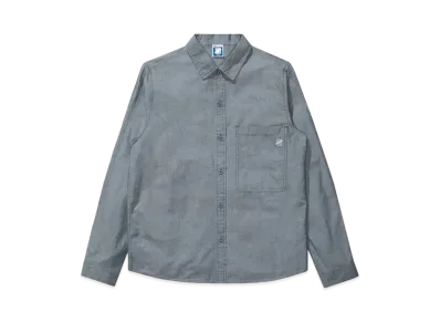 UNDEFEATED Chambray L/S Shirt "Blue"