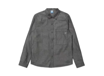 UNDEFEATED Chambray L/S Shirt "Black"