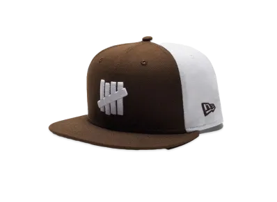 UNDEFEATED X NE 2-Tone Icon Snapback "Brown"