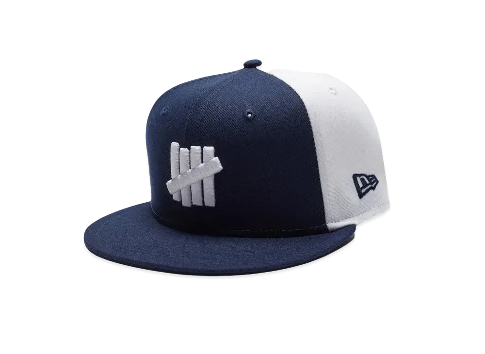 UNDEFEATED X NE 2-Tone Icon Snapback "Navy"