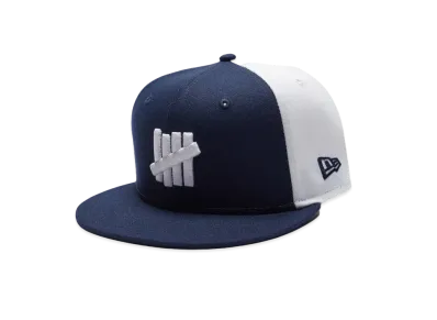 UNDEFEATED X NE 2-Tone Icon Snapback "Navy"