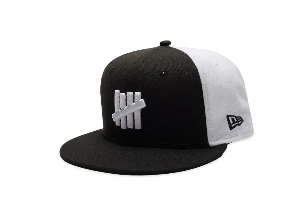 UNDEFEATED X NE 2-Tone Icon Snapback "Black"