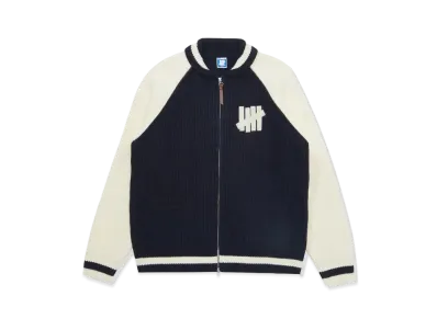 UNDEFEATED Zip Cardigan "Navy"