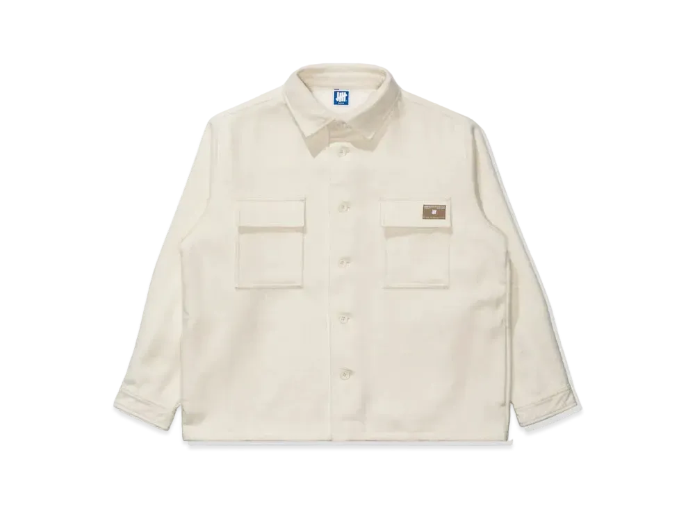 UNDEFEATED Officer L/S Shirt "Beige"