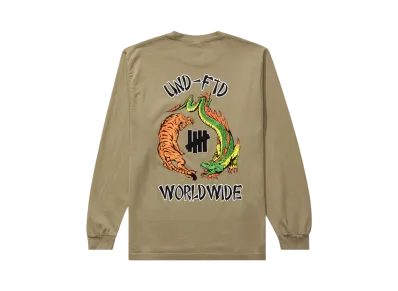 UNDEFEATED East Vs West L/S Tee "Brown"