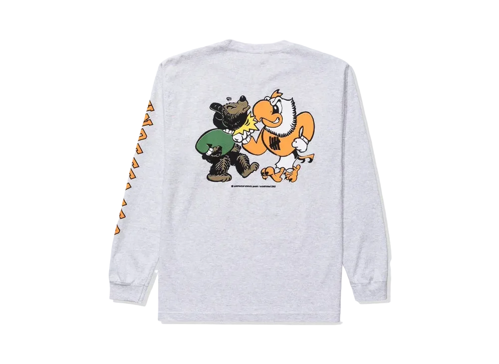 UNDEFEATED Battle Of The Mascots L/S Tee "Gray"