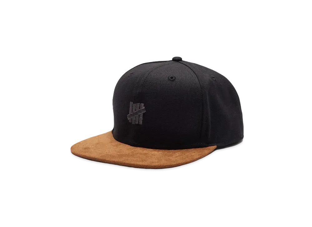 UNDEFEATED Icon Canvas Strapback "Black"