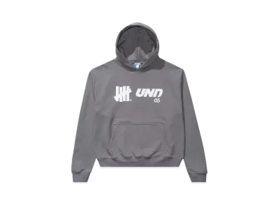 UNDEFEATED Logos Pullover Hood "Gray"