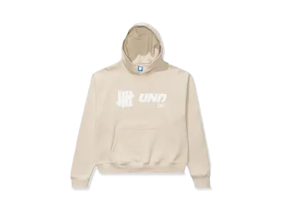 UNDEFEATED Logos Pullover Hood "Beige"