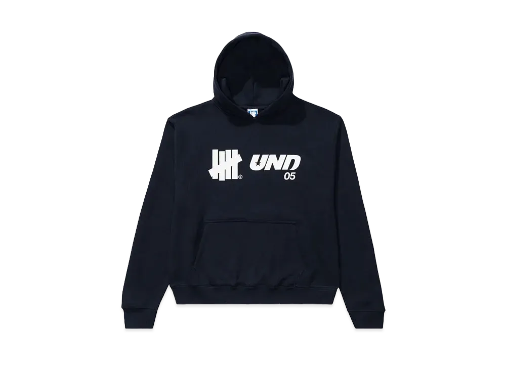 UNDEFEATED Logos Pullover Hood "Black"