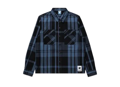 UNDEFEATED Plaid L/S Workshirt "Blue"