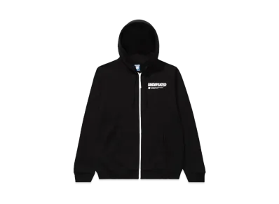 UNDEFEATED Logo Zip Hood "Black"