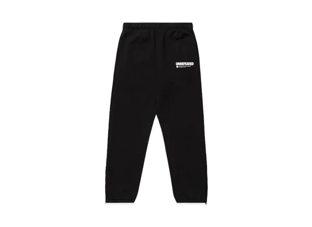 UNDEFEATED Logo Zip Sweatpant "Black"