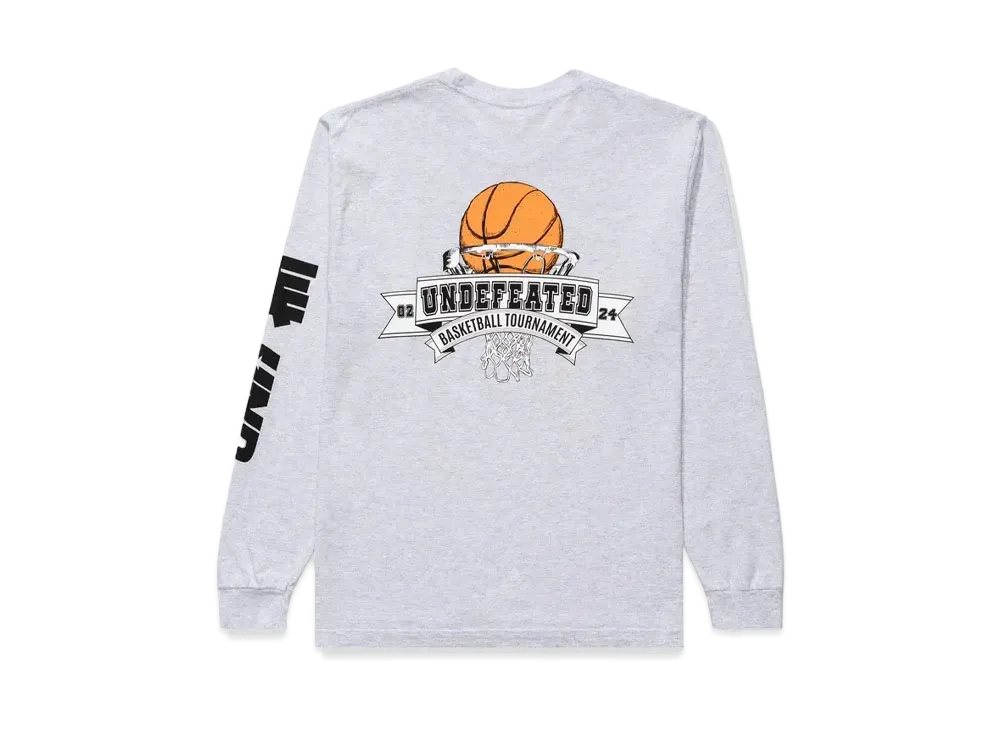 UNDEFEATED Tournament Banner L/S Tee "Gray"