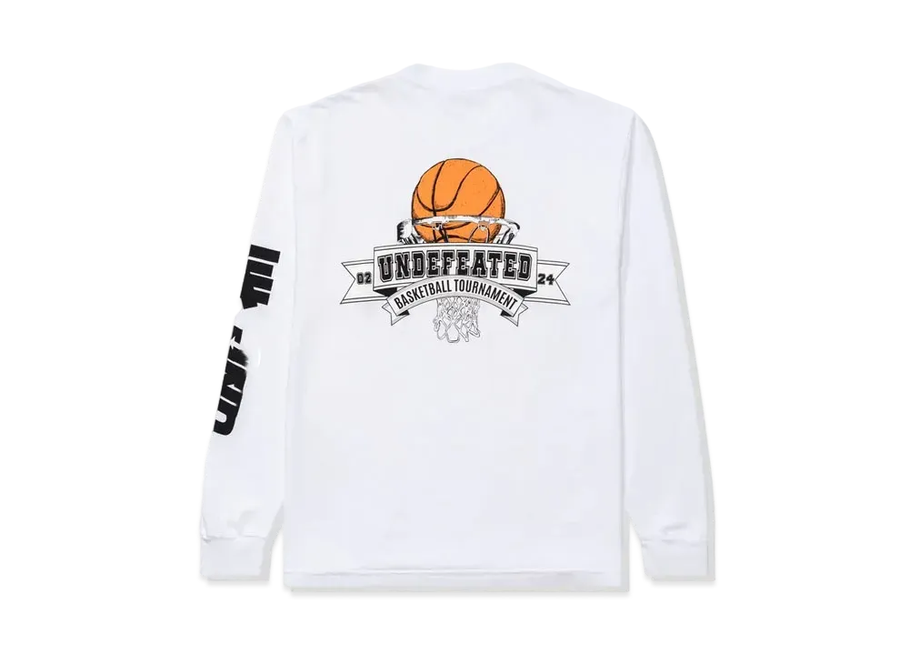 UNDEFEATED Tournament Banner L/S Tee "White"