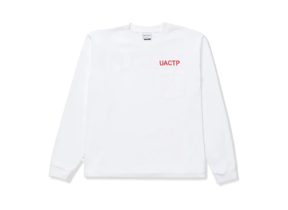 UNDEFEATED UACTP x Gardar Eide Einarsson Stencil L/S Pocket Tee "White"