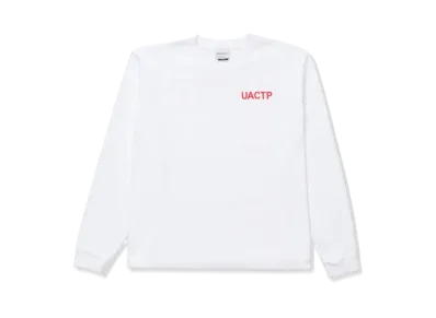 UNDEFEATED UACTP x Gardar Eide Einarsson Stencil L/S Pocket Tee "White"