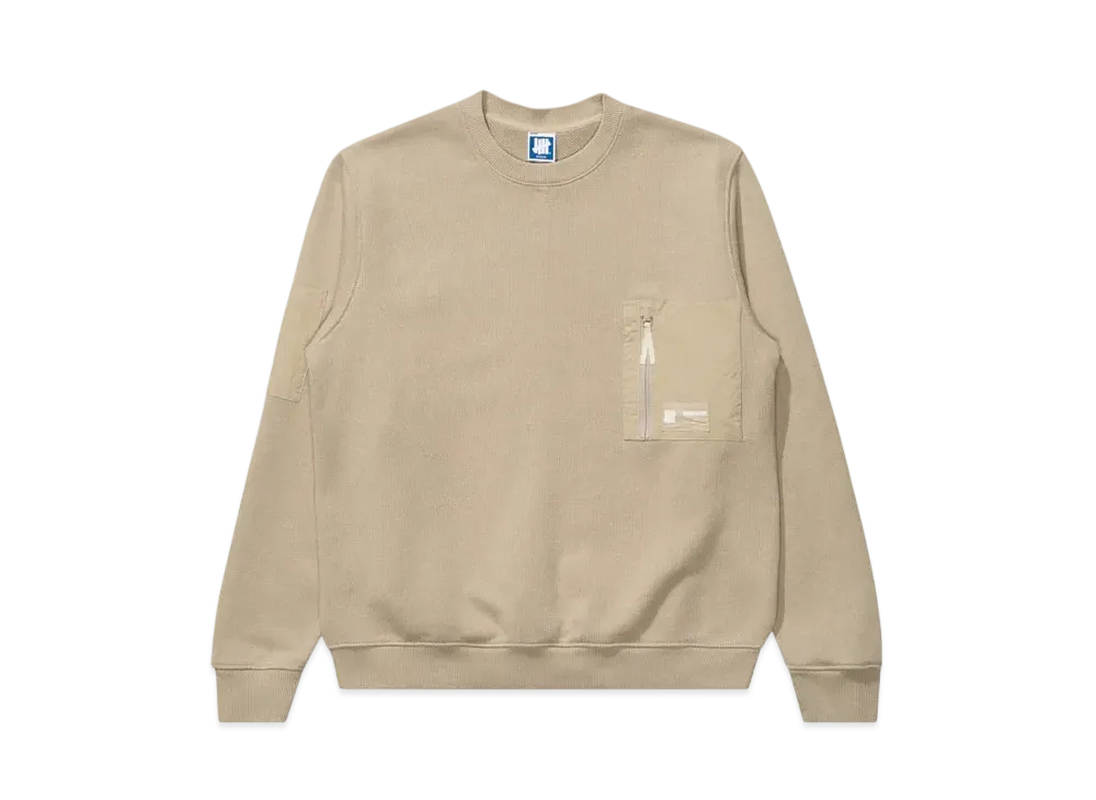 UNDEFEATED Pocket Crewneck "Khaki"