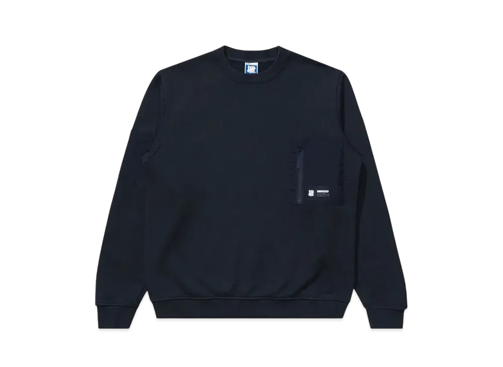 UNDEFEATED Pocket Crewneck "Navy"