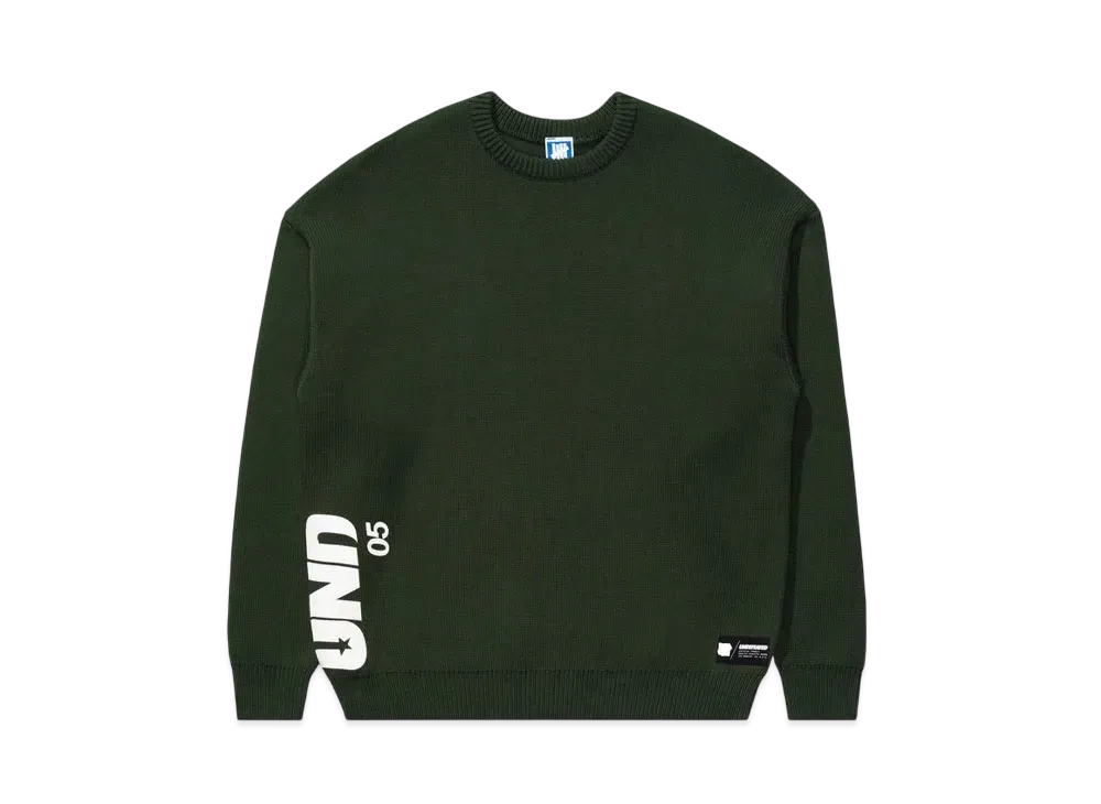 UNDEFEATED Printed Crewneck Sweater "Gren"