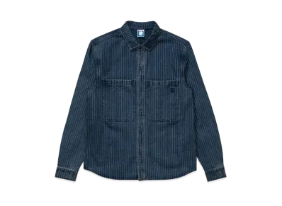 UNDEFEATED Hickory Denim L/S Shirt "Blue"
