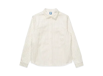 UNDEFEATED Hickory Denim L/S Shirt "Off White"