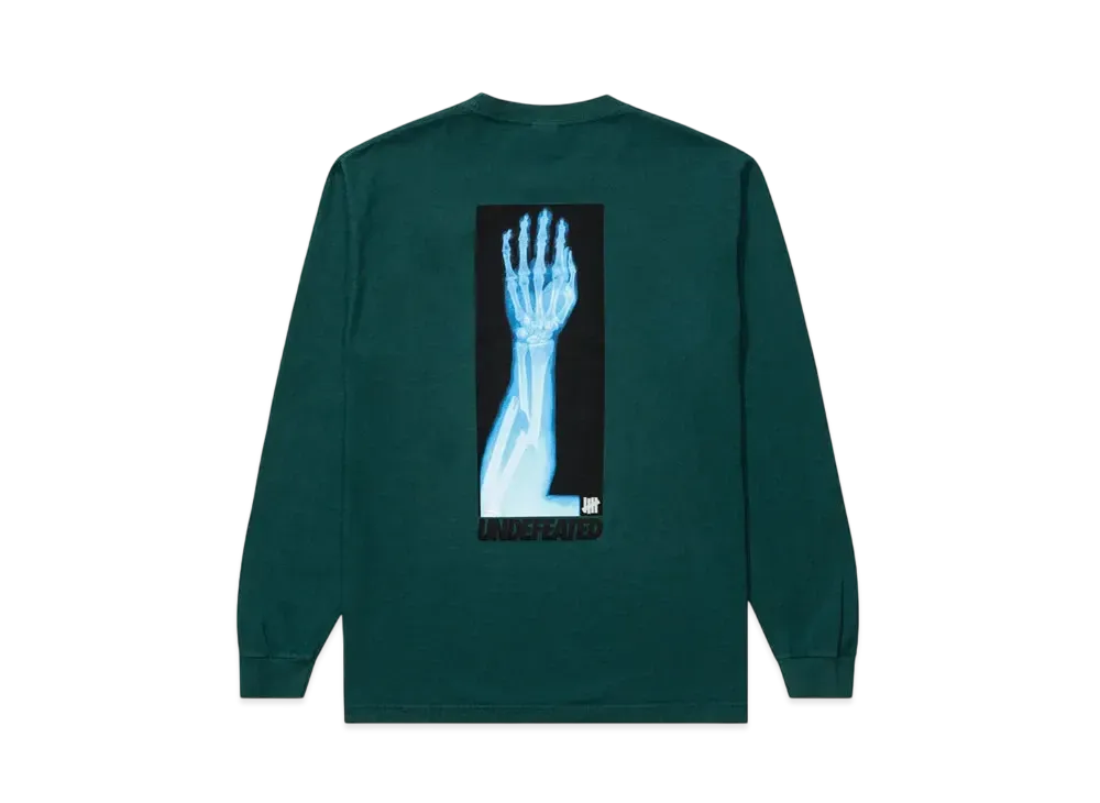 UNDEFEATED Bones L/S Tee "Green"