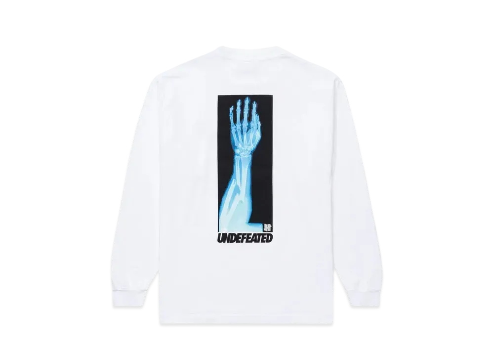 UNDEFEATED Bones L/S Tee "White"