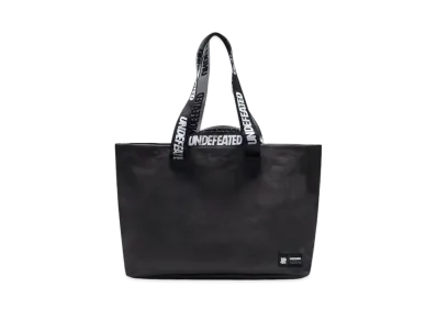 UNDEFEATED Waxed Canvas Tote "Black"